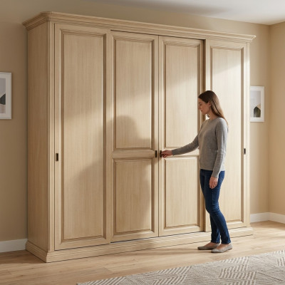Armoire Armoires Armoires Chambre de luxe Bois Mobilier italien neuf