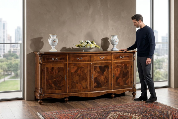 Commode Classique r Armoire En bois massif Mobilier Italien Ameublement Bahut