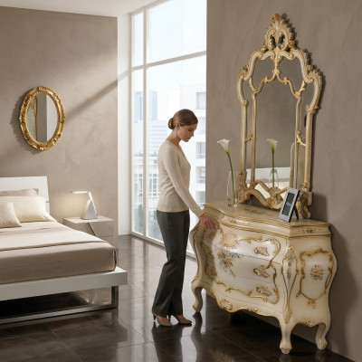 Meubles de chambre Coiffeuse Coiffeuse Tables Commodes Buffet Commode