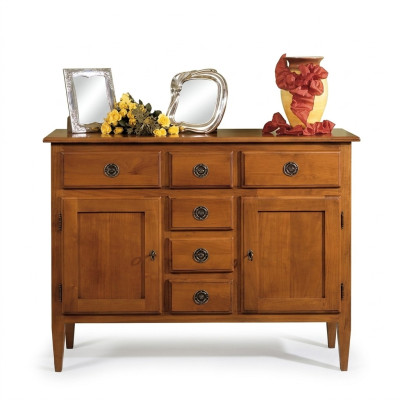 Commode Buffet Buffet Marron Bahuts Armoire Commodes Meubles Bois Massif
