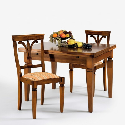 Table à manger Style ancien Meubles en bois massif Tables à manger italiennes Table en bois Tables
