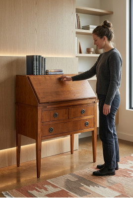 Secrétaire Commode Secrétaires Meubles italiens Bureaux Tables Bureau Maison nouveau