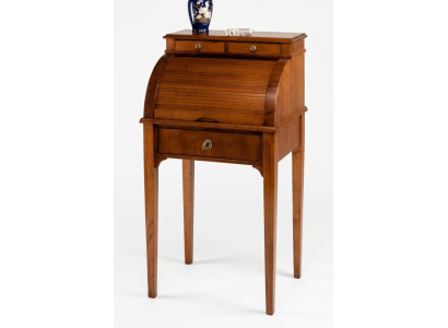 Secrétaire Table Bureau Marron Table de travail Secrétaire Mobilier de bureau en bois massif