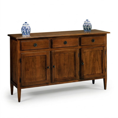 Commode Buffet Buffet Enfilades Armoire en bois massif Meubles Commodes Marron