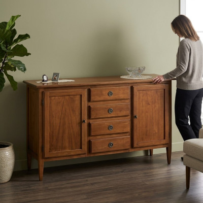 Commodes Buffet Étagère Armoire Étagères Meubles en bois massif d'Italie Armoires