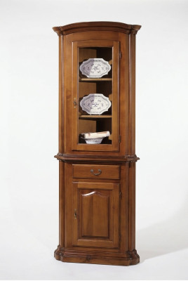Vitrine Buffet style rétro Salon Armoire Commode Armoires Vitrines solides