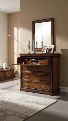 Buffet Commode Buffet Buffets Armoire en bois massif Mobilier Commodes Marron