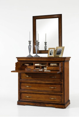 Buffet Commode Buffet Buffets Armoire en bois massif Mobilier Commodes Marron