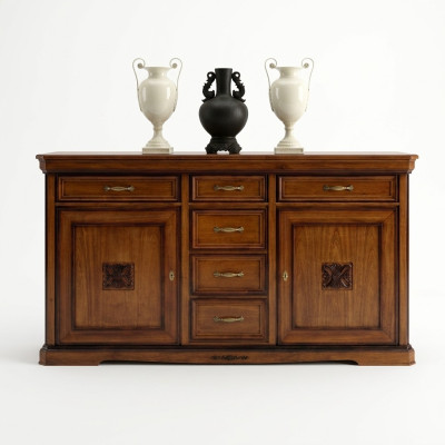 Commode Tiroirs Bois Commode Salon Buffet Armoire Armoires Solide neuf