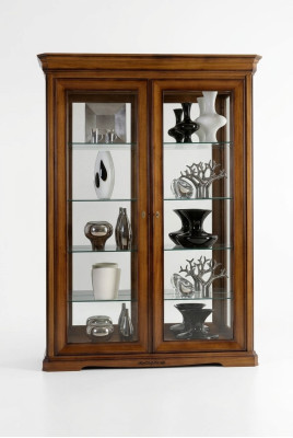 Salle de séjour Vitrine Armoire Livres Étagère Buffet Meubles Classiques Étagères Bois