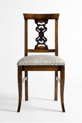 Chaises de salle à manger en bois Luxueux fauteuil marron Chaises Salle de séjour Meubles neufs