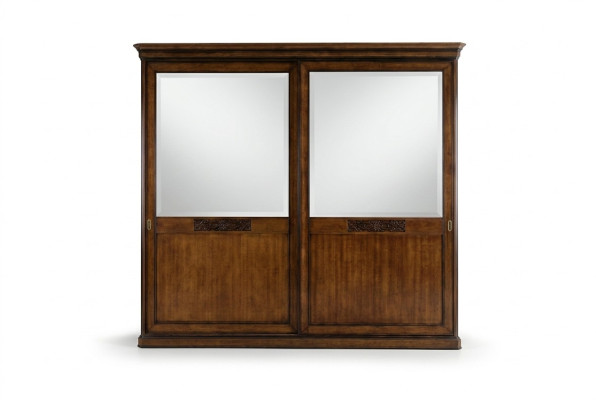 Chambre Armoire à portes coulissantes Armoire Miroir Armoires Vêtements Mobilier de luxe neuf