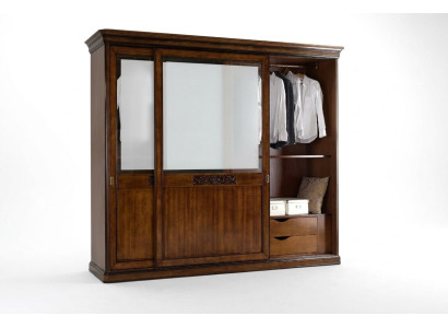 Portes coulissantes Armoire Ameublement Bois Italien Armoires de chambre