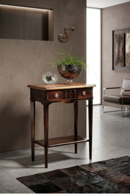 Tables Console Table Consoles Mobilier Console en bois Téléphone Side Italien