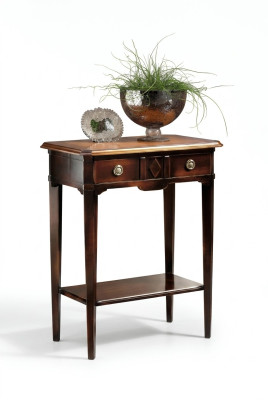 Tables Console Table Consoles Mobilier Console en bois Téléphone Side Italien