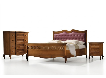 Meubles de chambre en bois massif Lit design rembourré Lit double de luxe Lits d'hôtel neufs
