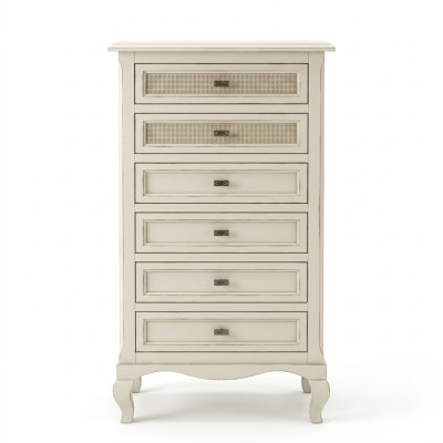 Commode Buffets Armoire en bois massif Meuble Commode Buffet Buffet Blanc
