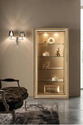 Vitrine Armoire en verre Vitrines Salon Vitrines Mobilier italien neuf