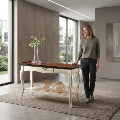 Tables de chevet consoles Chambre Table d'appoint Moderne Design Mobilier Bois Blanc nouveau