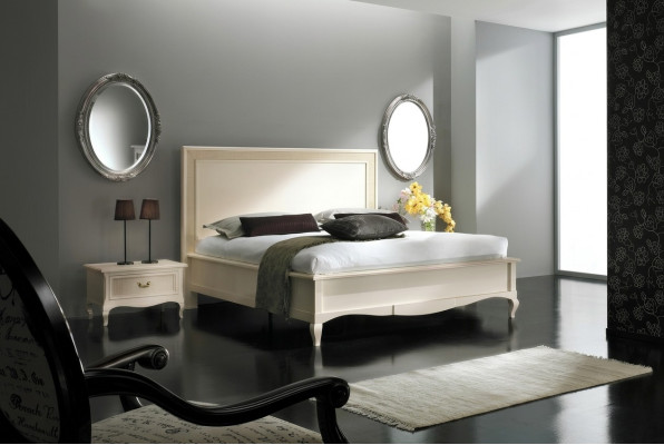 Lit double Lits Chambre Mobilier en bois massif Vaccari cav giovanni Lit nouveau