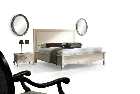 Lit double Lits Chambre Mobilier en bois massif Vaccari cav giovanni Lit nouveau