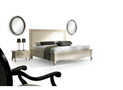 Lit double Lits Chambre Mobilier en bois massif Vaccari cav giovanni Lit nouveau