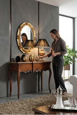 Table Console Consoles Tables Mobilier Console en bois Téléphone Côté Italien