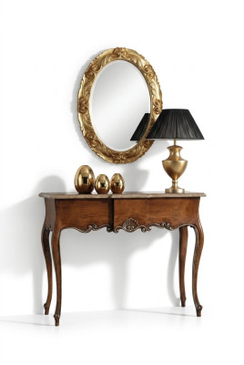 Table Console Consoles Tables Mobilier Console en bois Téléphone Côté Italien