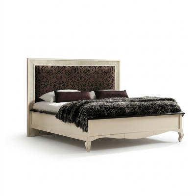 Lit double en bois massif Chambre à coucher Lits Design Meubles de lit Vaccari cav giovanni