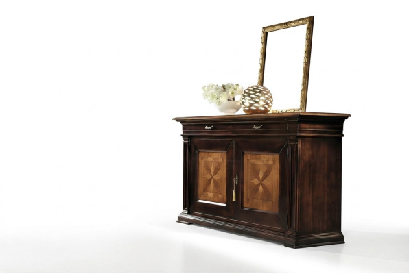 Commode Tiroirs Bois Commodes Salle de séjour Buffet Armoire Armoires Massif