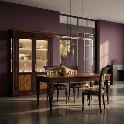 Bahut en bois massif Bahut pour salon bahut Vaccari cav giovanni vitrines