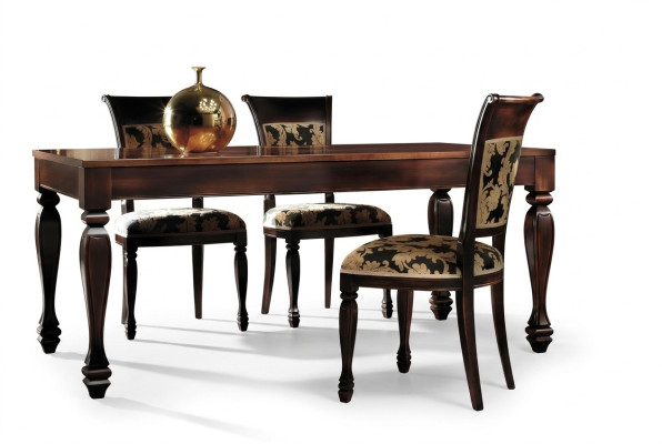 Salle à manger Chaises Chaise de luxe en bois marron Chaises Mobilier de salon neuf
