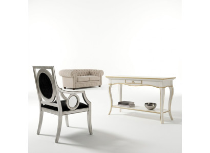 Tables de chevet pour consoles Chambre Table d'appoint Design moderne Mobilier en bois Blanc neuf