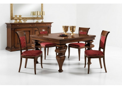 Table à manger Mobilier Design Ameublement Tables Bois massif Table Nouveau Luxe Italien