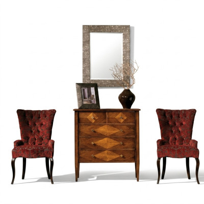 Ensemble de salon Commode Miroir Commodes Suite Groupe Design en bois Armoire nouvelle
