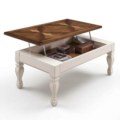 Table de salon de luxe Table basse Table en bois Tables de design Meubles italiens nouveaux
