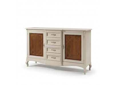 Commode Buffet Étagère Armoire Étagères Meubles en bois massif d'Italie Armoires