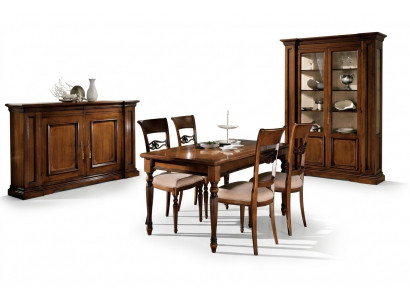 Table à manger en bois Tables de salle à manger Table de conception en bois Meubles de luxe Italie