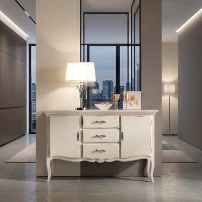 Commode de chambre de luxe en bois avec design, buffet, nouvelle commode, armoire et étagère.