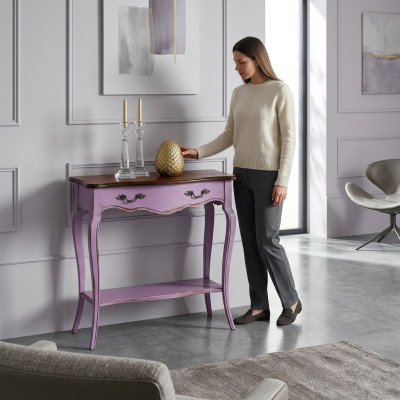 Console table Mobilier Table d'appoint Bois Buffet Console murale Bois nouveau