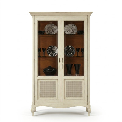 Vitrine en bois Armoires de luxe Mobilier de design de buffet classique italien brun