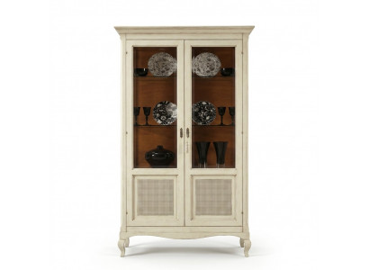 Vitrine en bois Armoires de luxe Mobilier de design de buffet classique italien brun