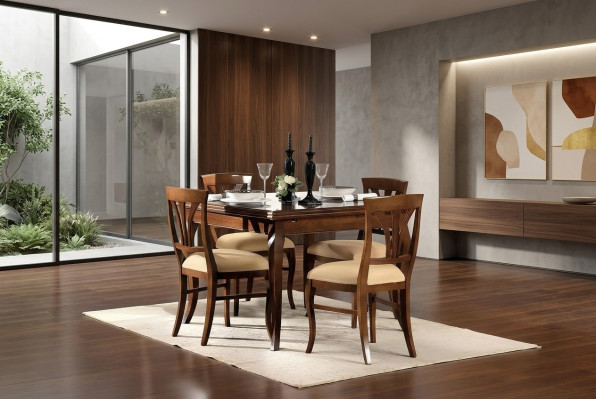 Table à manger Style Antique Meubles en bois massif Tables à manger italiennes Table en bois Tables