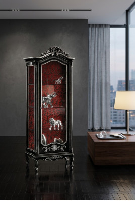 Vitrine Armoire Vitrines Salon Armoires Buffet Meubles italiens Bois