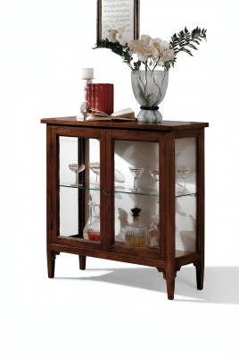 Vitrine Armoire Vitrines Salon Armoires Buffet Mobilier Italien Bois