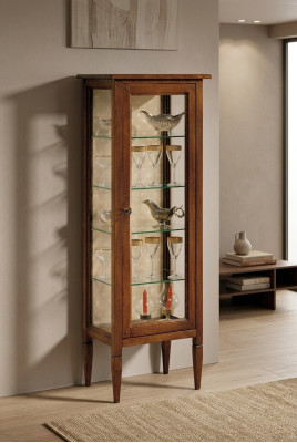 Salle d'exposition du salon Armoire Livres Étagère Buffet Meuble classique Étagères Bois