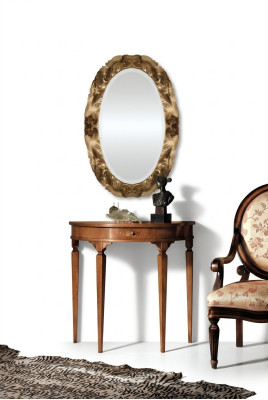 Consoles Table Commode avec Miroir Ensemble de meubles de luxe Console 2 pièces. Fabriqué en Italie