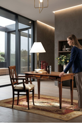 Tableau Secrétaire Bureau Tables Mobilier Italien Chaise Ensemble Bureau 2 pièces Bureau