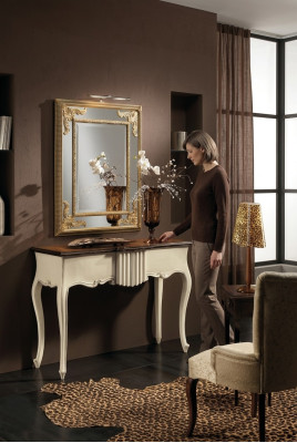 Table de console Consoles Tables Meubles Console en bois Table de téléphone latérale italienne