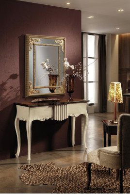 Table de console Consoles Tables Meubles Console en bois Table de téléphone latérale italienne